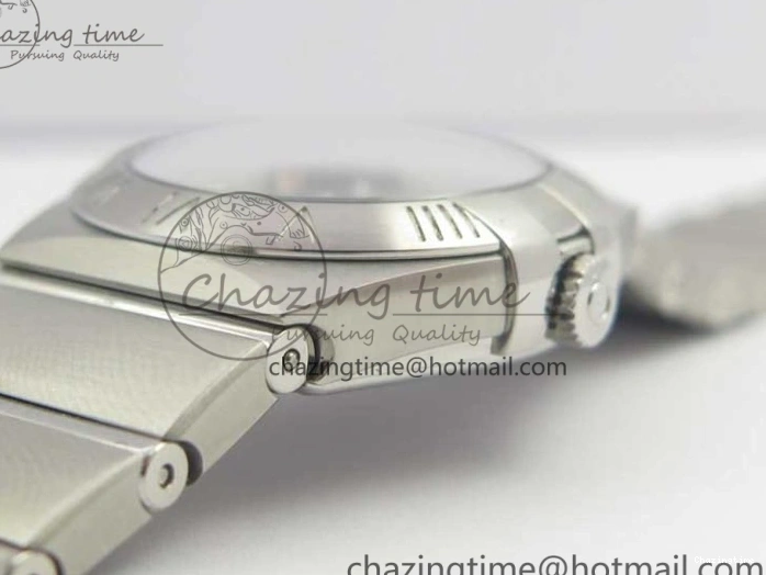 0402 Constellation Ladies 27mm ZF 1:1 Best Edition SS Blue MOP Dial on SS Bracelet ETA Quartz Youthful 7942